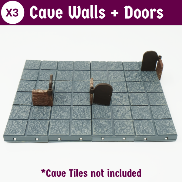 Hinged Cave Wall & Door | Pack of 3 - Image 2