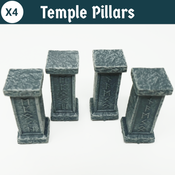 Temple Pillars | Pack of 4