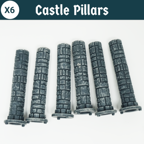 Castle Pillars | Pack of 6