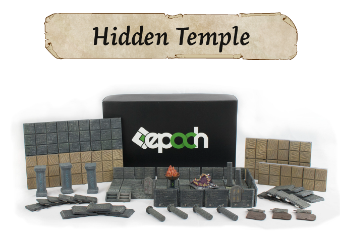 Epochscapes Hidden Temple TTRPG Terrain Kit