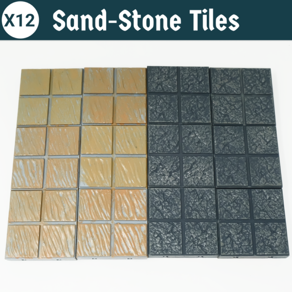 Pack of 12 Tiles | Sand & Stone - Image 2