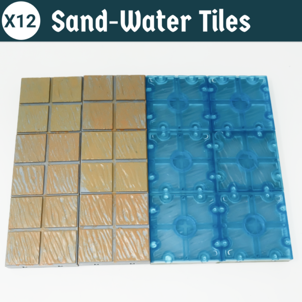 Pack of 12 Tiles | Sand & Water - Image 2